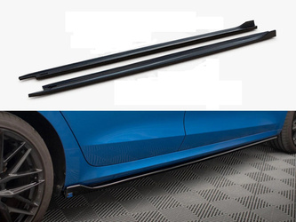 Dokładki na progi SKODA OCTAVIA MK4 czarny połysk