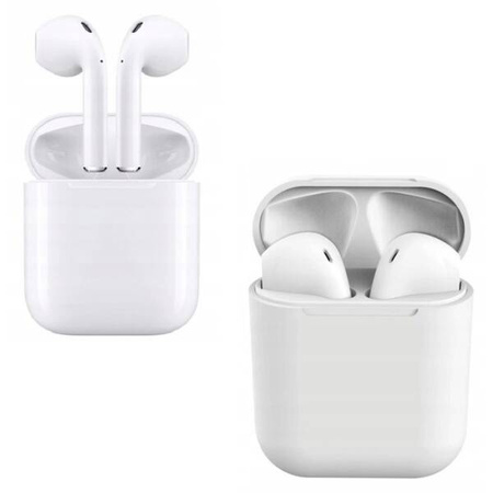 SŁUCHAWKI BEZPRZEWODOWE i12 DOUSZNE TWS BT5.0 + POWERBANK