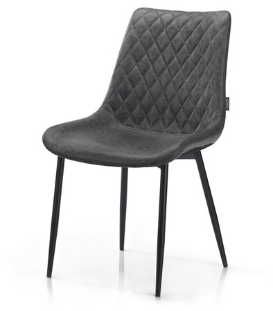KRZESŁO SHARONTI NOWOCZESNY DESIGN PIKOWANE TAPICEROWANE WELUR SALON BIURO