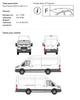 Platforma dachowa bagażnik Ford Transit L4H3 od 2014->