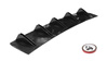 Uniwersalny dyfuzor tylnego zderzaka Black Carbon look