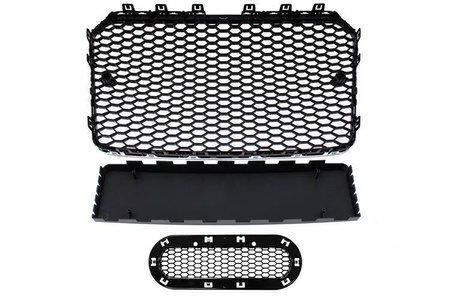 GRILL AUDI A5 8T RS-STYLE CHROME-BLACK (13-16)