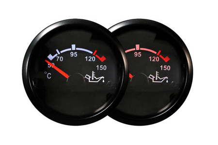 Zegar AUTO GAUGE 52mm T90 Oil Temp