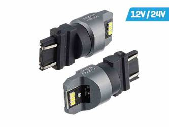 Żarówka VISION P27/7W (T25) 12/24V 6x 3020 SMD LED, nonpolar, CANBUS, biała, 2 szt.