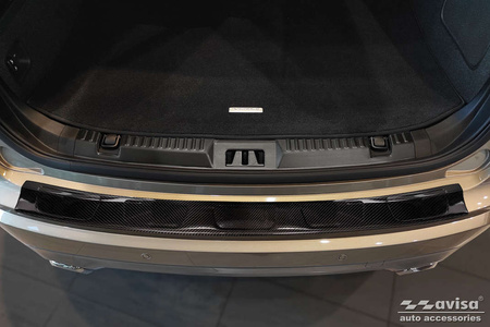 Nakładka na zderzak tylny do Ford Edge 2 (Carbon Fiber)