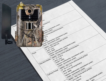 Fotopułapka Suntek 4G MMS SMTP HC-900LTE Trail Camera