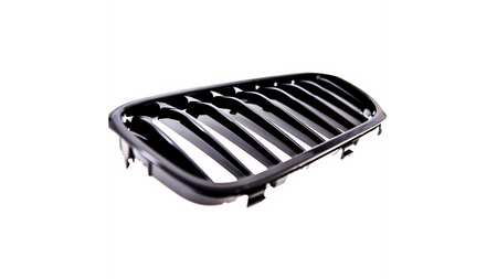 Grill sportowy pojedyncze żeberka Gloss Black  BMW 5 (G30, F90) Sedan (G31) Touring przed liftem 2017-2020