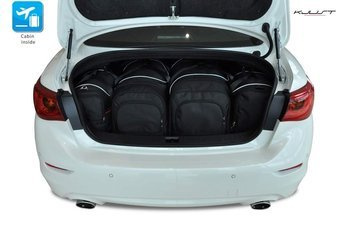 INFINITI Q50 2013-2017 TORBY DO BAGAŻNIKA 4 SZT