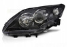 Lampa lewa reflektor black do Renault Laguna III