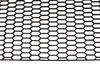 Siatka PU Honey comb Black 120x40cm