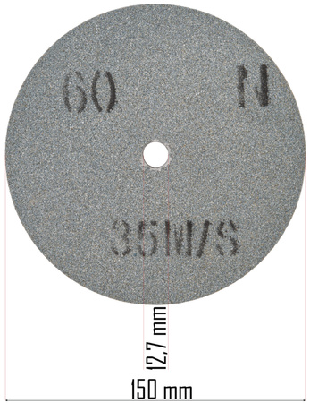 TARCZA SZLIFIERSKA KAMIEŃ 150x16x12,7mm PM-SS-1500M-KGR36