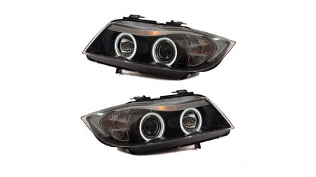 Zestaw Lamp Halogenowych Black CCFL BMW 3 E90 E91 2005-2012