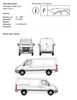 Platforma dachowa bagażowa Volkswagen Crafter L2H1