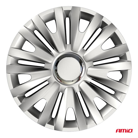 Kołpaki samochodowe 4szt. komplet Royal srebrne 14" cali COLOR BOX