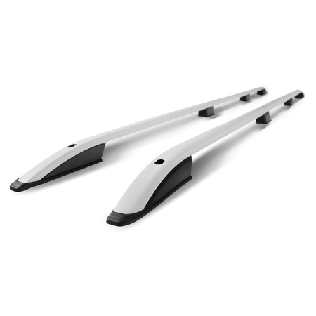 Relingi dachowe Nissan Primastar I X83 L1 | SWB 2002-2015 Srebrny SHORT