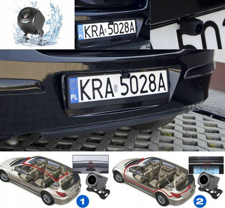 Kamera Rejestrator lusterko 2K+FHD HS900PRO SONY Wideorejestrator Jazdy