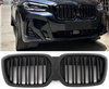 GRILL BMW IX3 G08 LCI DOUBLE SLAT MATT BLACK