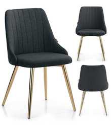 KRZESŁO BECKERTI NOWOCZESNY STYL TAPICEROWANE ELEGANCKIE SALON KUCHNIA