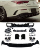 DYFUZOR MERCEDES C118 KOŃCÓWKI CHROME LOOK AMG
