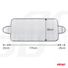 Osłona na szybę 175x90cm przeciwsłoneczna przeciwszronowa AMIO-01390