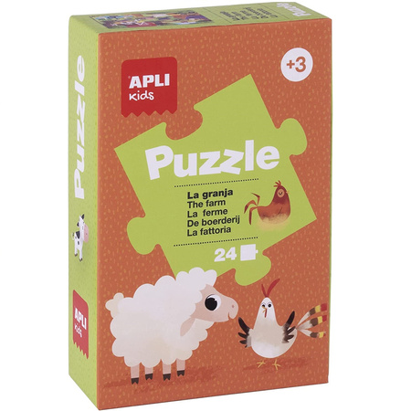 Zestaw puzzli edukacyjnych Apli Kids 6 szt.