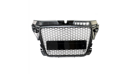 Grill sportowy Gloss Black AUDI A3 Facelift 2008-2012