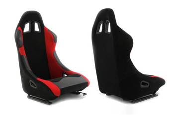 Fotel sportowy MONZA RACE PLUS Welur Red