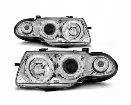 Reflektory przednie Opel Astra F CHROM RINGI
