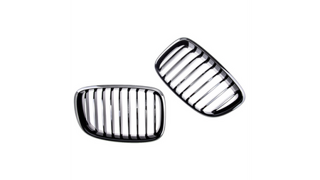 Grill sportowy pojedyncze żeberka Gloss Black BMW 5 F07 2013-2017