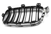 GRILL (NERKI) BMW F10/F11 LOOK M5 BLACK/CHROM