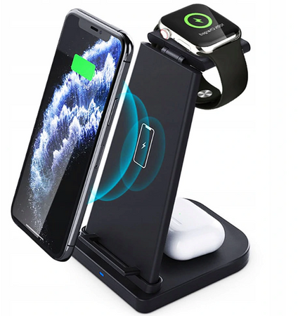 Ładowarka bezprzewodowa 15W - iPHONE AIRPODS WATCH