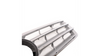 Grill sportowy Gloss Black & Silver MERCEDES C-Class W203 S203 2000-2007