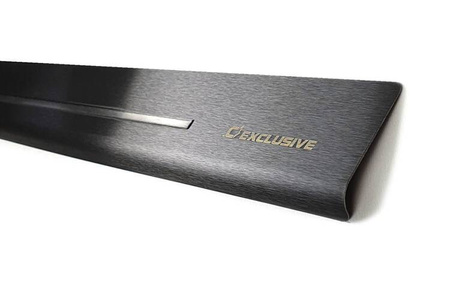 Progi One Line Chevrolet Lacetti - Sedan/Hatchback/Kombi 4\5 2003-2010 - Satin Black&White