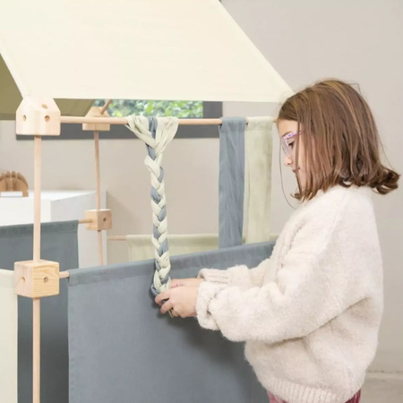 Drewniane klocki konstrukcyjne Maxi Trigonos Family Arbaro - 79 el.