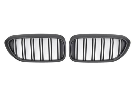 GRILL (NERKI) BMW G30 G31 DOUBLE M5 LOOK BLACK MAT
