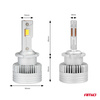 Żarówki żarniki LED seria D-Basic D2S D2R 6000K Canbus AMIO-03627