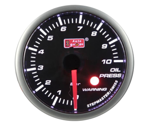 Wskaźnik ciśnienia oleju Auto Gauge warning