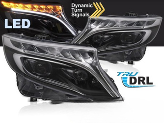 Lampy przednie reflektory diodowe do Mercedes V-Class / Vito W447 2014–2023