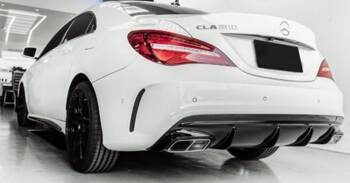 DYFUZOR MERCEDES CLA C117C LOOK A45 AMG CHROME