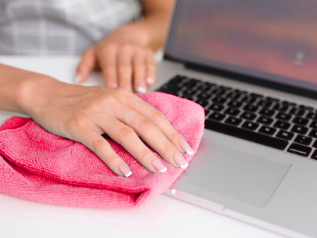 ŚCIERKA 30 X 30 CZERWONA SZMATKA UNIWERSALNA CHŁONNA MIĘKKA MIKROFIBRA DO SPRZĄTANIA KURZU WYCIERANIA MYCIA