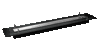 Biokominek do zabudowy wkład  100 cm czarny mat z szybami