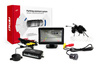 Zestaw czujników parkowania TFT01 4,3" z kamerą HD-307-IR 4 sensory białe
