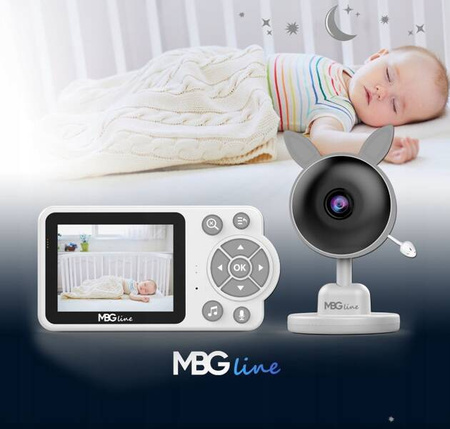 Niania elektroniczna kamera na żywo tryb nocny LCD ZOOM bezprzewodowa
