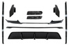 AERO PAKIET BMW X6 F16 15-19 M-TECH GLOSSY BLACK