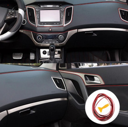 LISTWA WCISKANA KEDRA SZCZELINOWA 5M CZERWONA