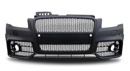 ZDERZAK PRZEDNI AUDI A4 B7 05-08 BLACK LOOK RS