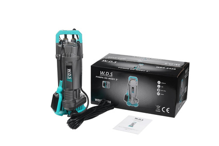 Pompa do wody 3200W 2" 30000l/h +PŁYWAK WDS2428