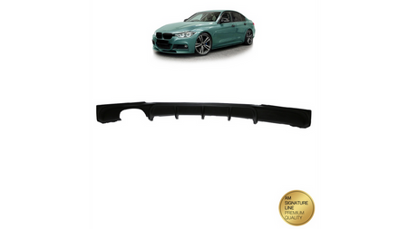 Tylny dyfuzor Matt Black  BMW 3 (F30) Sedan (F31) Touring 2011-2018