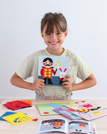 Mój pierwszy zestaw artystyczny Apli Kids - Kolaże z filcu