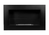 BIOKOMINEK BOX 650X400 czarny z szybą